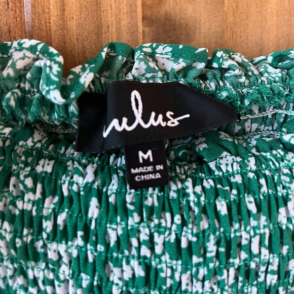 Lulu’s M Green Floral Midi Dress - Picture 8 of 8